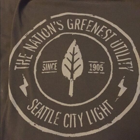 American Apparel Seattle City Light T-shirt (L) - Picture 2 of 3